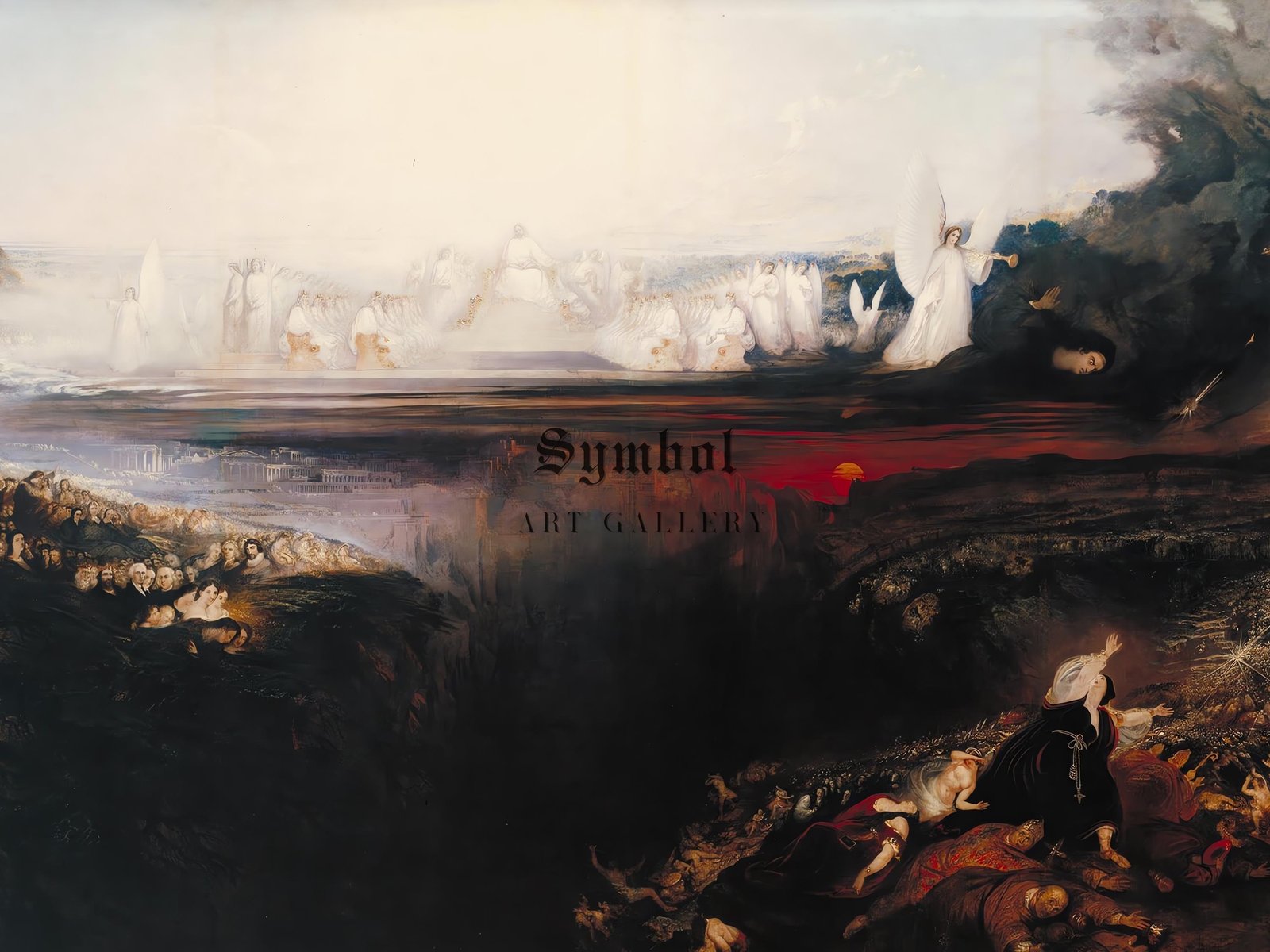 The Last Judgement by John Martin, 1853, Romanticism and Classical Landscapes, fine art print