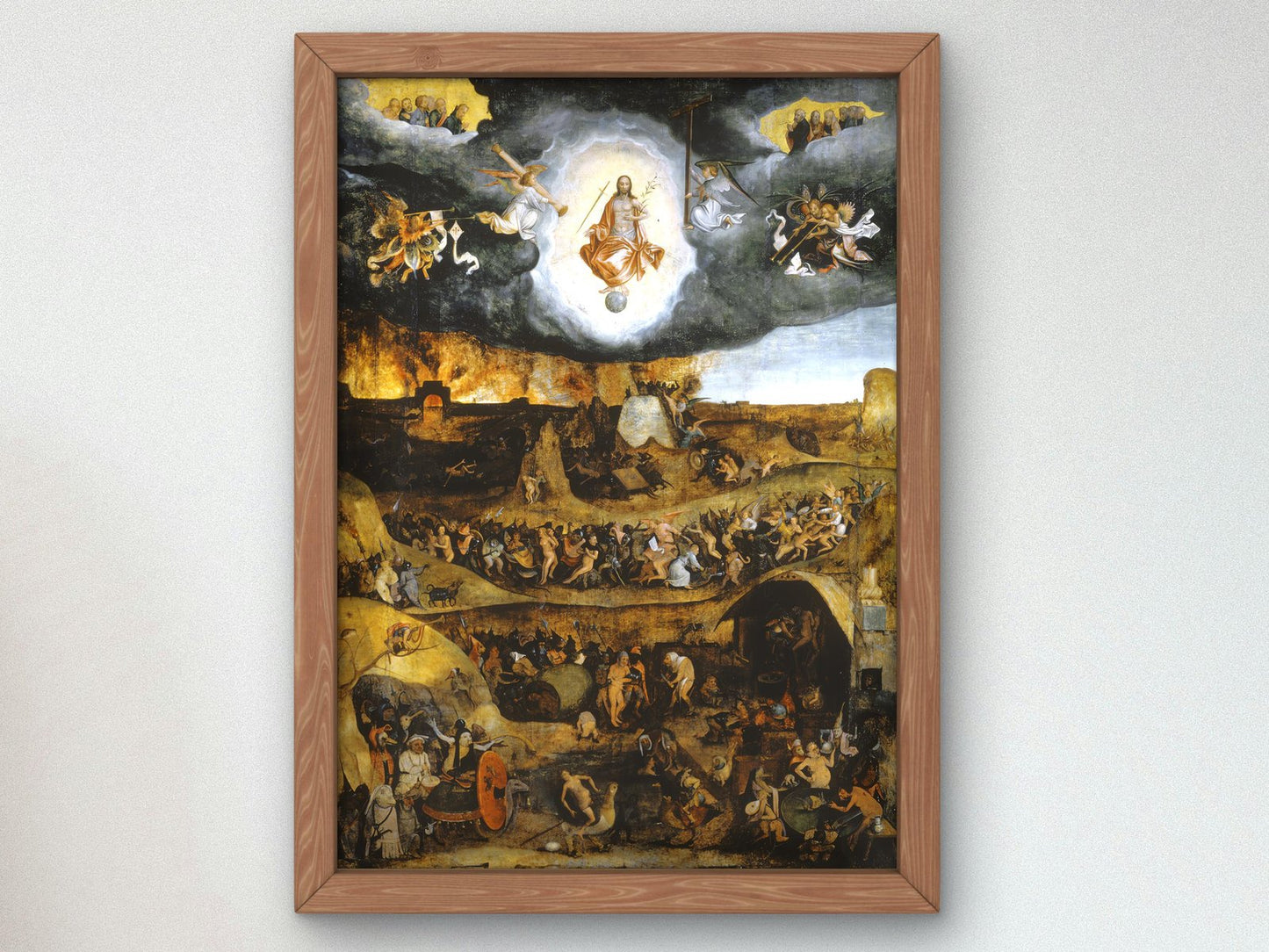 The Last Judgement by Pieter Huys, 1555, Renaissance, fine art print