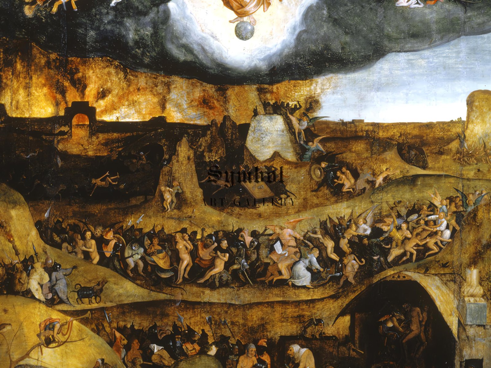 The Last Judgement by Pieter Huys, 1555, Renaissance, fine art print