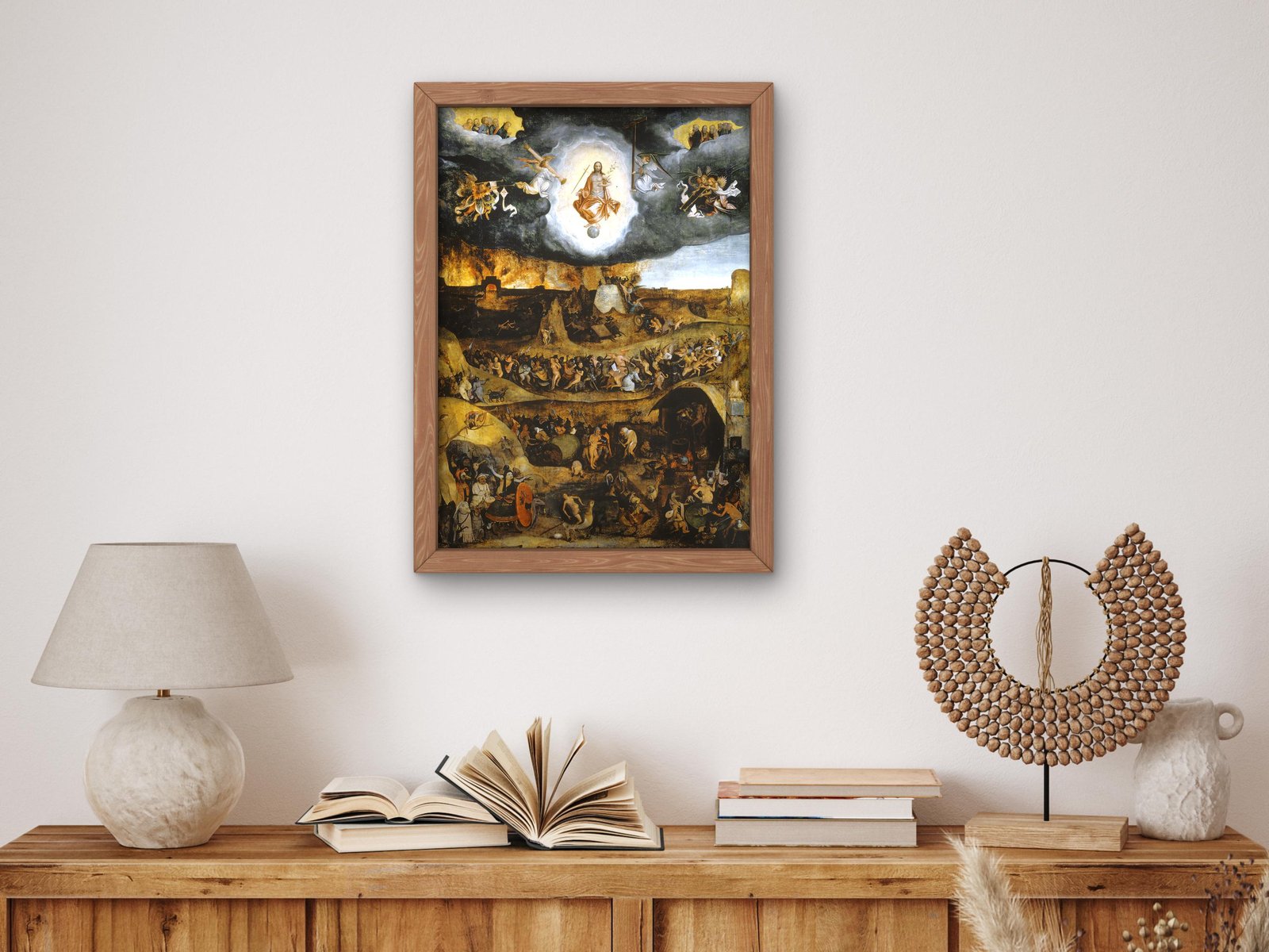The Last Judgement by Pieter Huys, 1555, Renaissance, fine art print