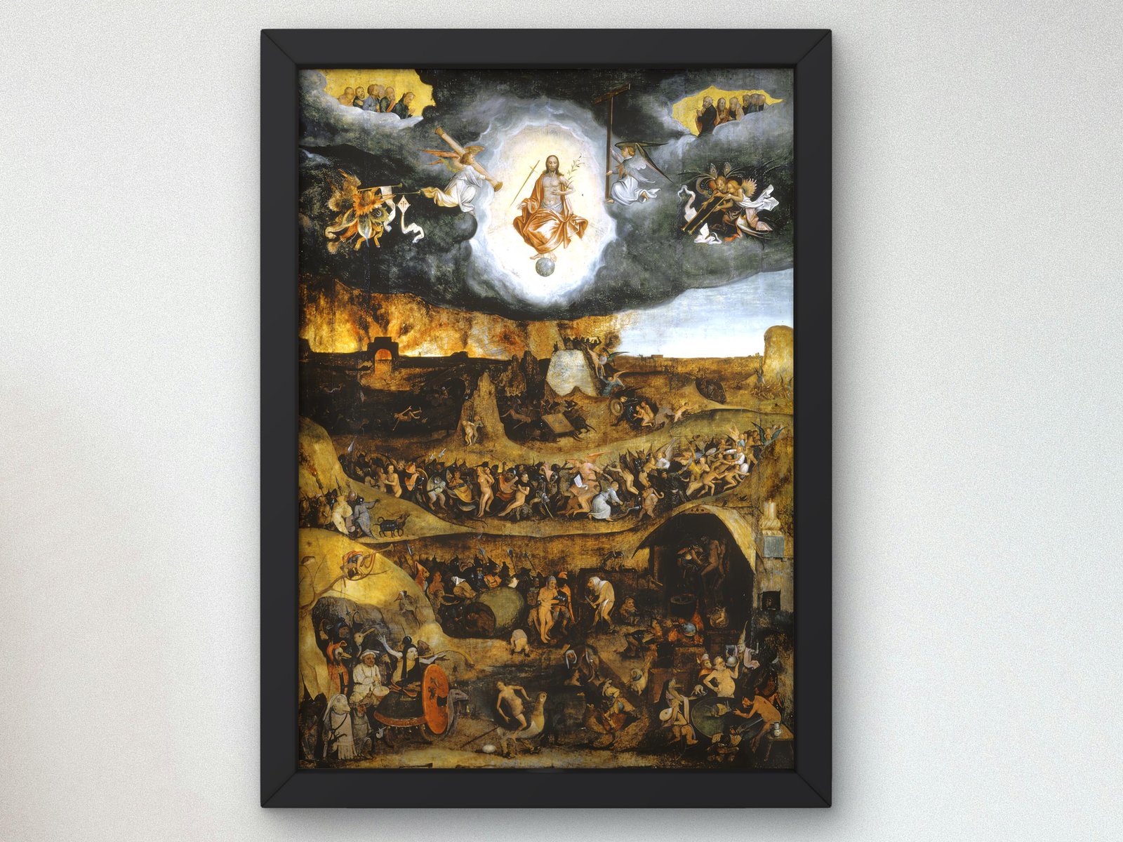 The Last Judgement by Pieter Huys, 1555, Renaissance, fine art print