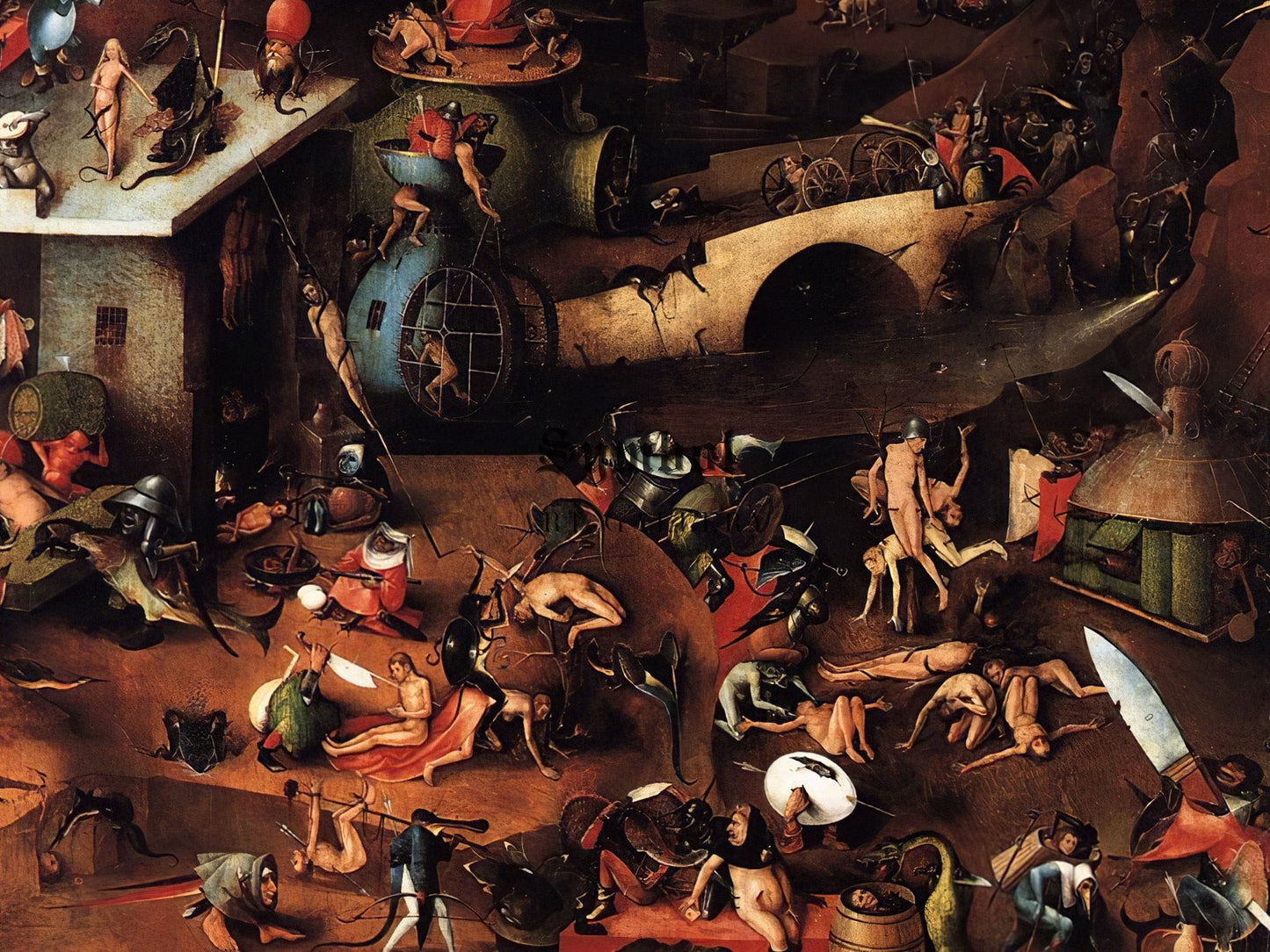 The Last Judgment by Hieronymus Bosch, 1486, Medieval art, fine art print