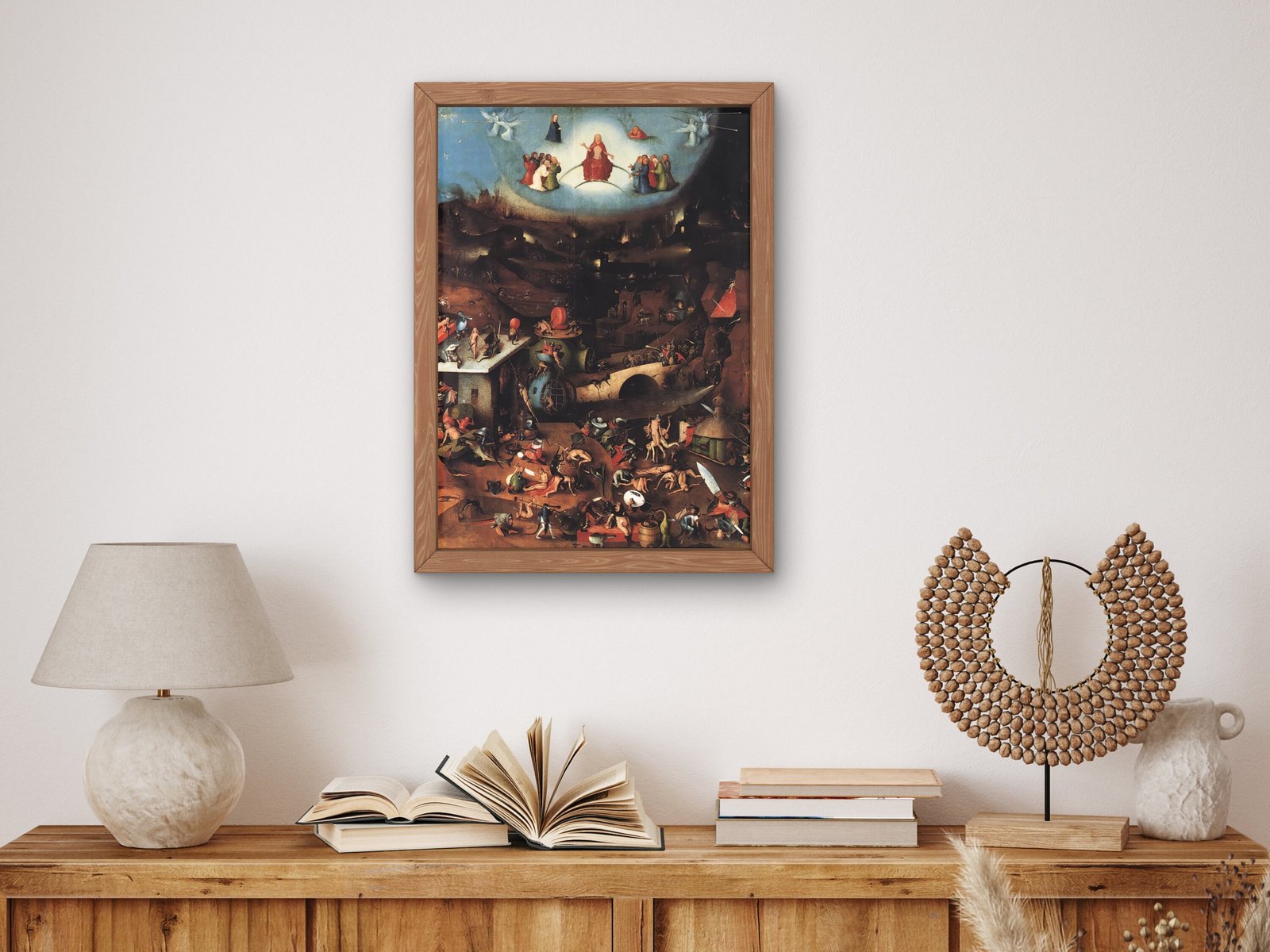 The Last Judgment by Hieronymus Bosch, 1486, Medieval art, fine art print