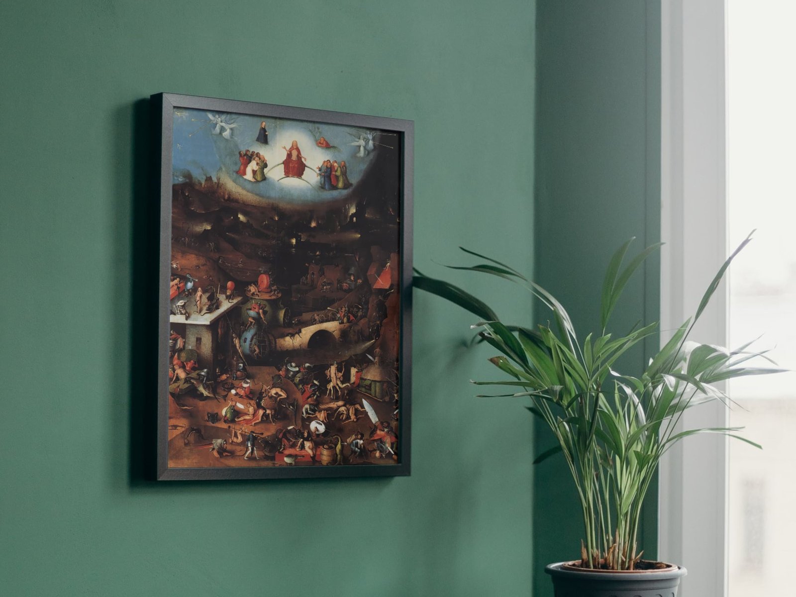 The Last Judgment by Hieronymus Bosch, 1486, Medieval art, fine art print