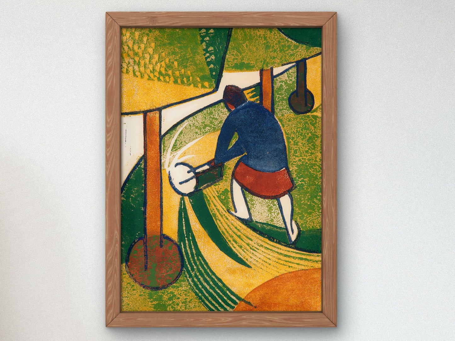 The Lawn Mower by Dorrit Black, 1932, Art Deco and American Modernism, fine art print