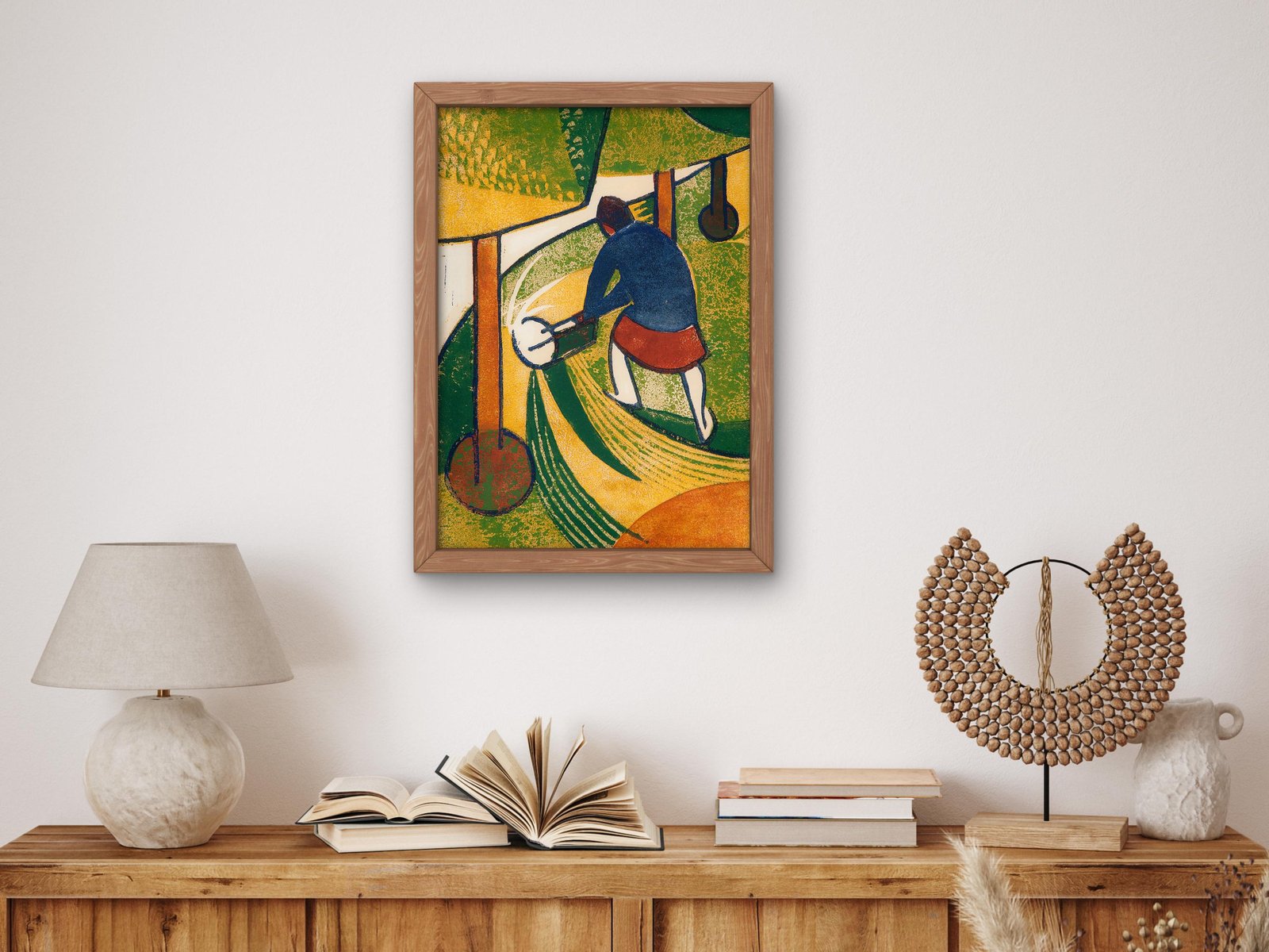 The Lawn Mower by Dorrit Black, 1932, Art Deco and American Modernism, fine art print