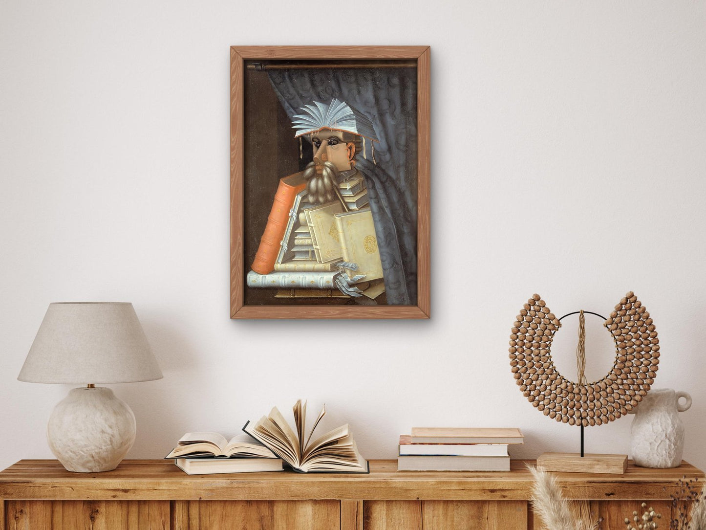 The Librarian by Giuseppe Arcimboldo, 1566, Renaissance, fine art print