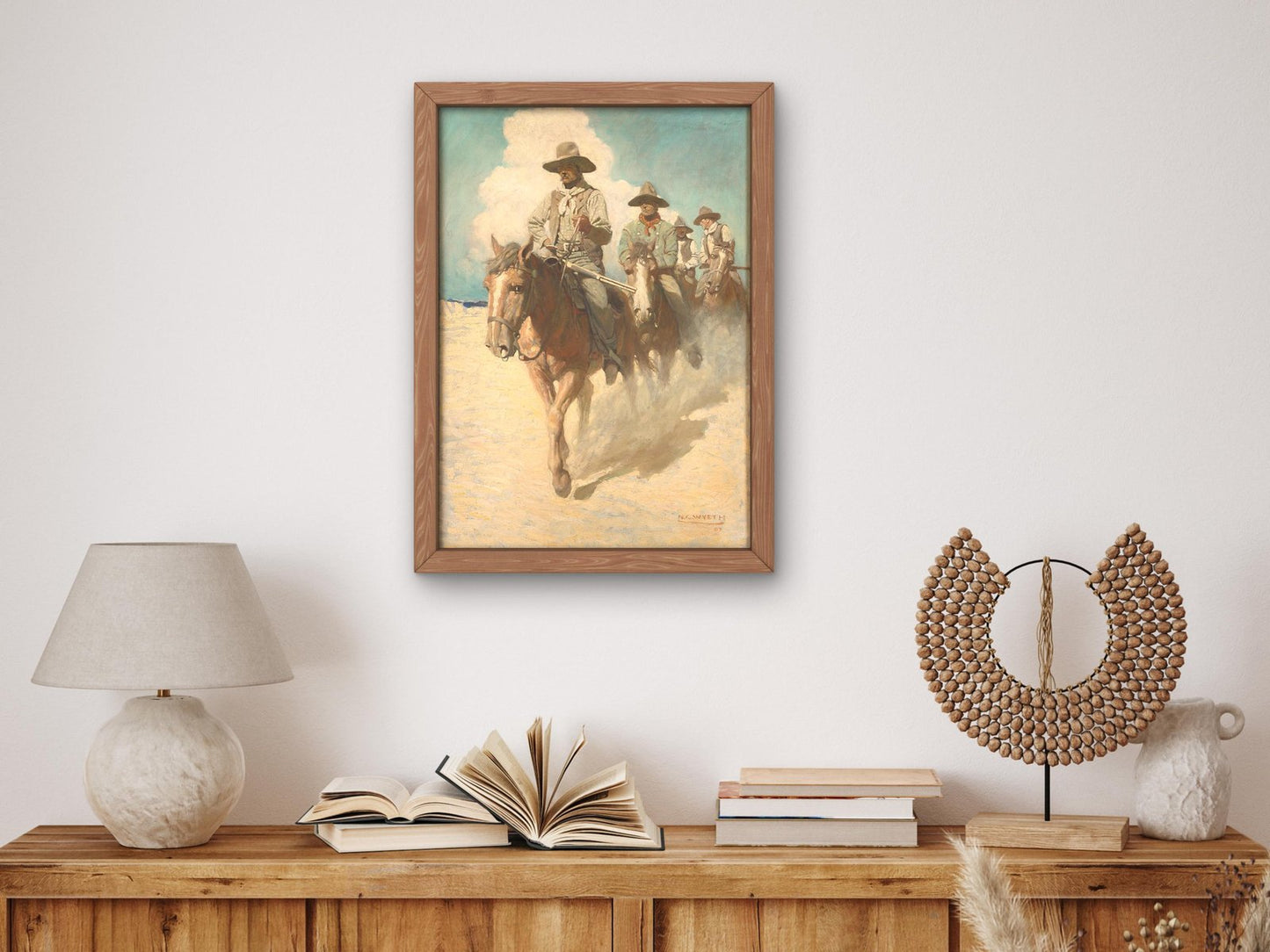 The Little Posse Started Out on its Journey by N.C. Wyeth, 1907, Realism and Naturalism, fine art print