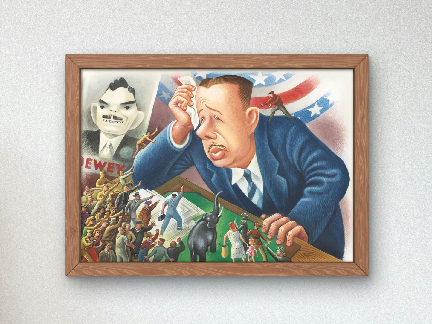 The Little Republicans Talk Back by Miguel Covarrubias, 1949, Art Deco and American Modernism, fine art print