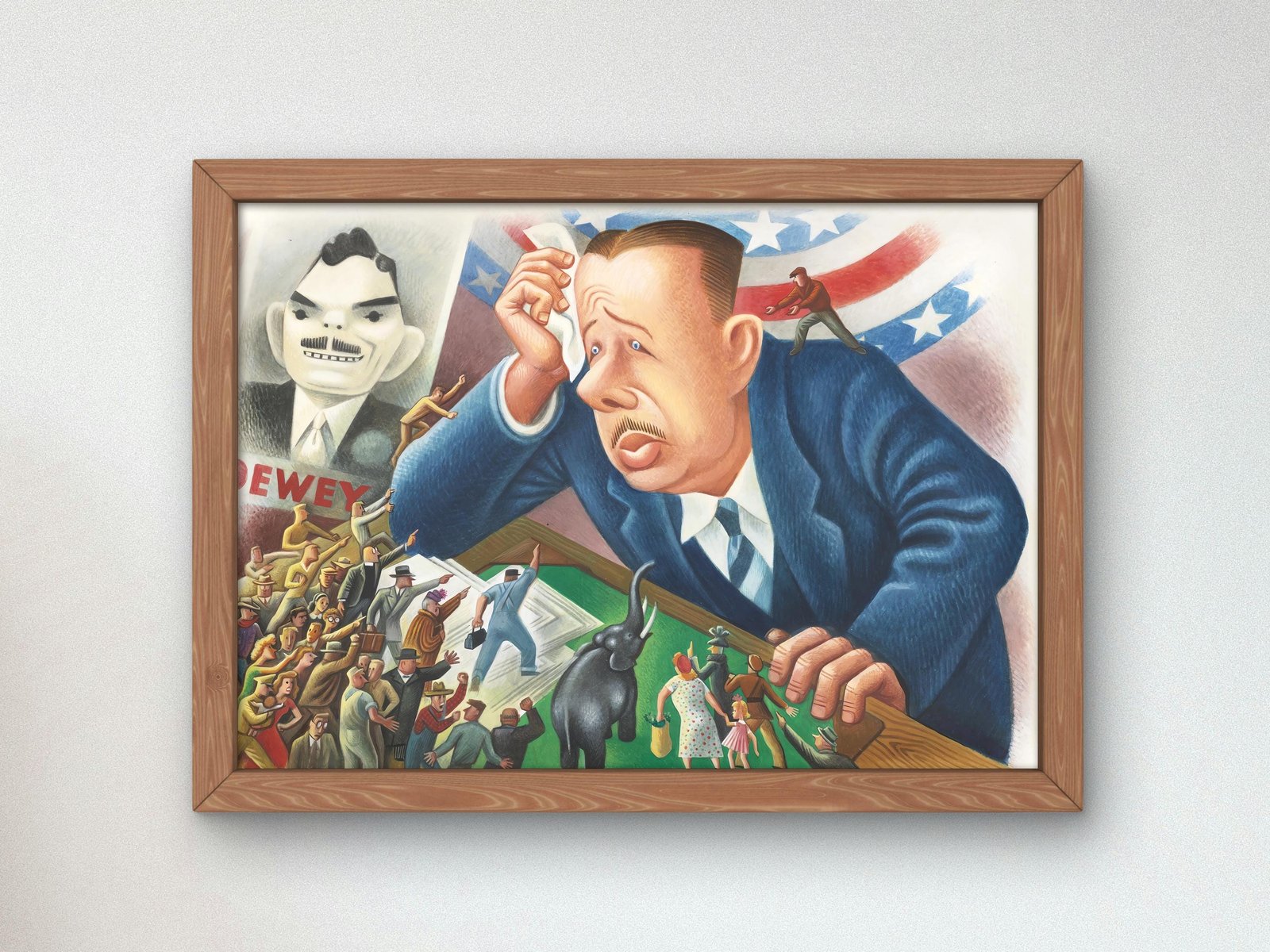 The Little Republicans Talk Back by Miguel Covarrubias, 1949, Art Deco and American Modernism, fine art print