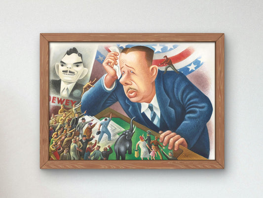 The Little Republicans Talk Back by Miguel Covarrubias, 1949, Art Deco and American Modernism, fine art print