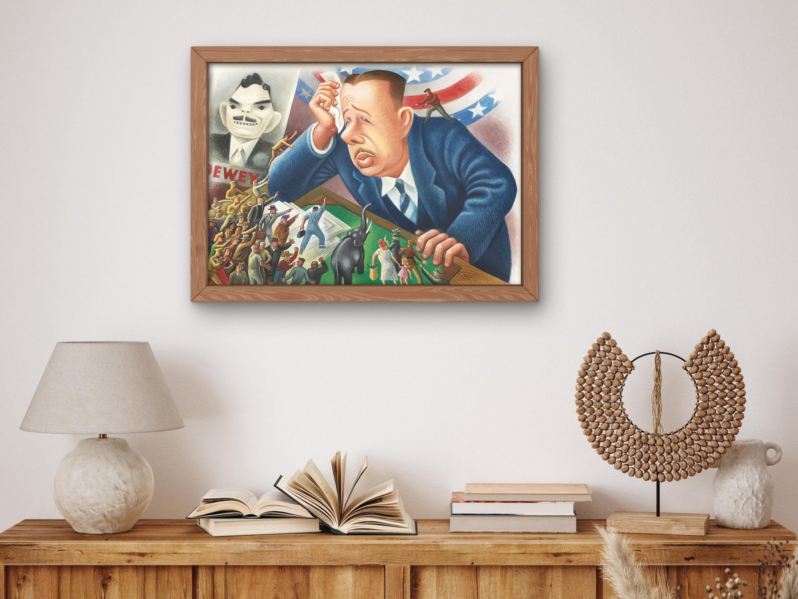 The Little Republicans Talk Back by Miguel Covarrubias, 1949, Art Deco and American Modernism, fine art print