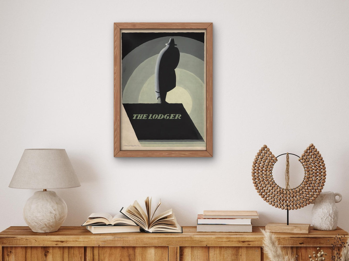 The Lodger by Edward McKnight Kauffer, 1927, Art Deco and American Modernism, fine art print