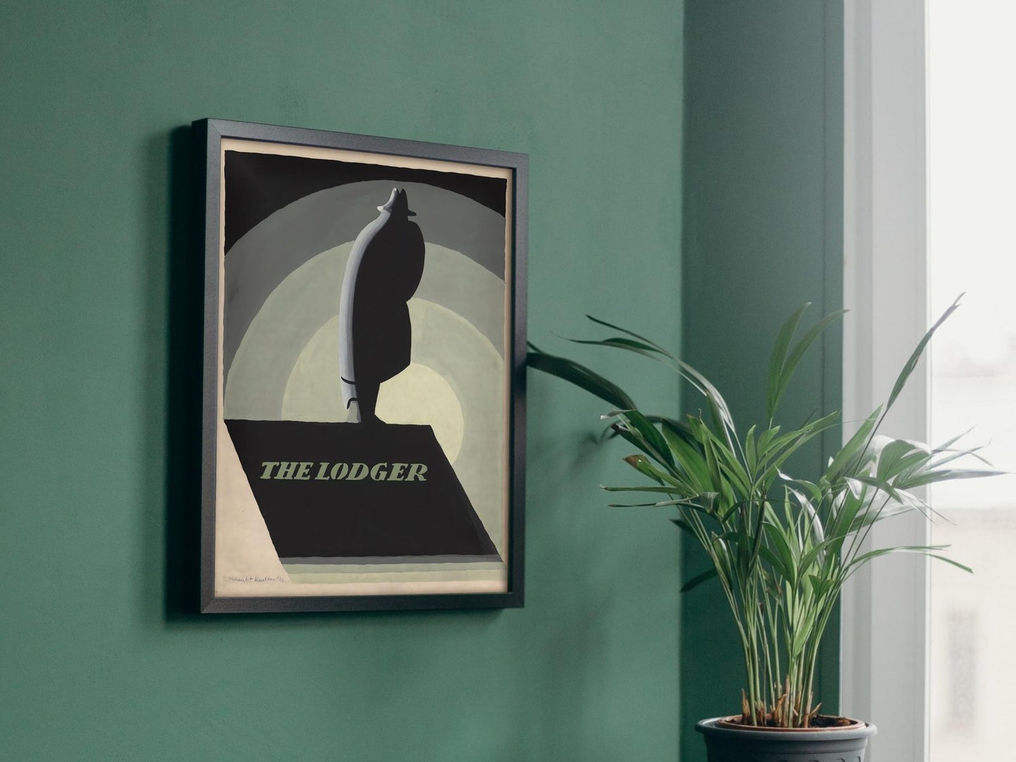 The Lodger by Edward McKnight Kauffer, 1927, Art Deco and American Modernism, fine art print