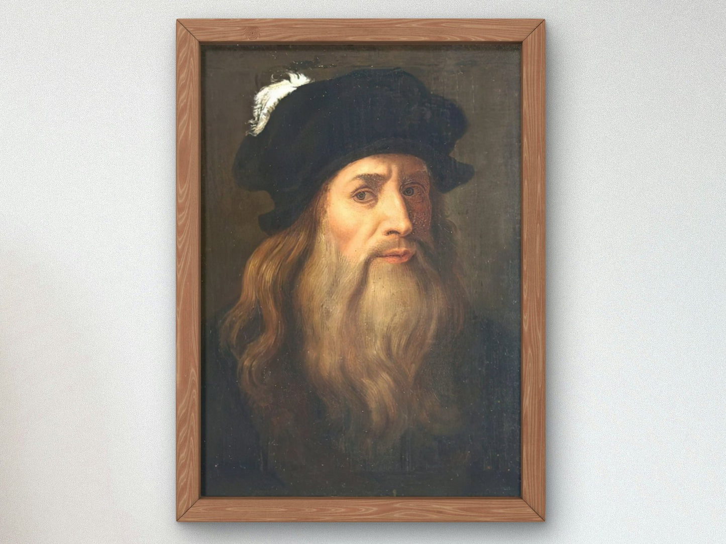 Portrait by Leonardo da Vinci, Renaissance, fine art print