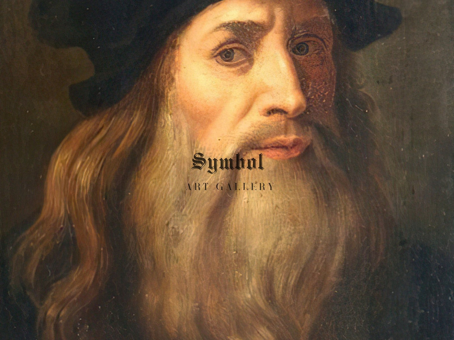 Portrait by Leonardo da Vinci, Renaissance, fine art print