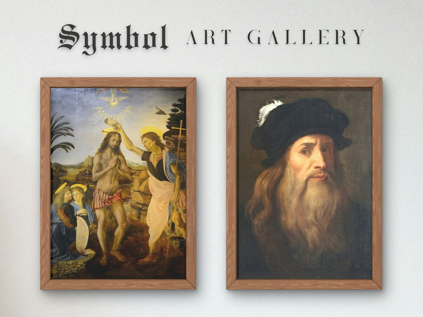 Portrait by Leonardo da Vinci, Renaissance, fine art print