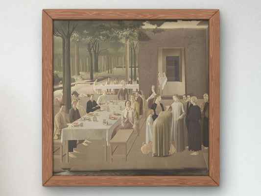 The Marriage at Cana by Winifred Knights, 1923, Art Deco and American Modernism, fine art print