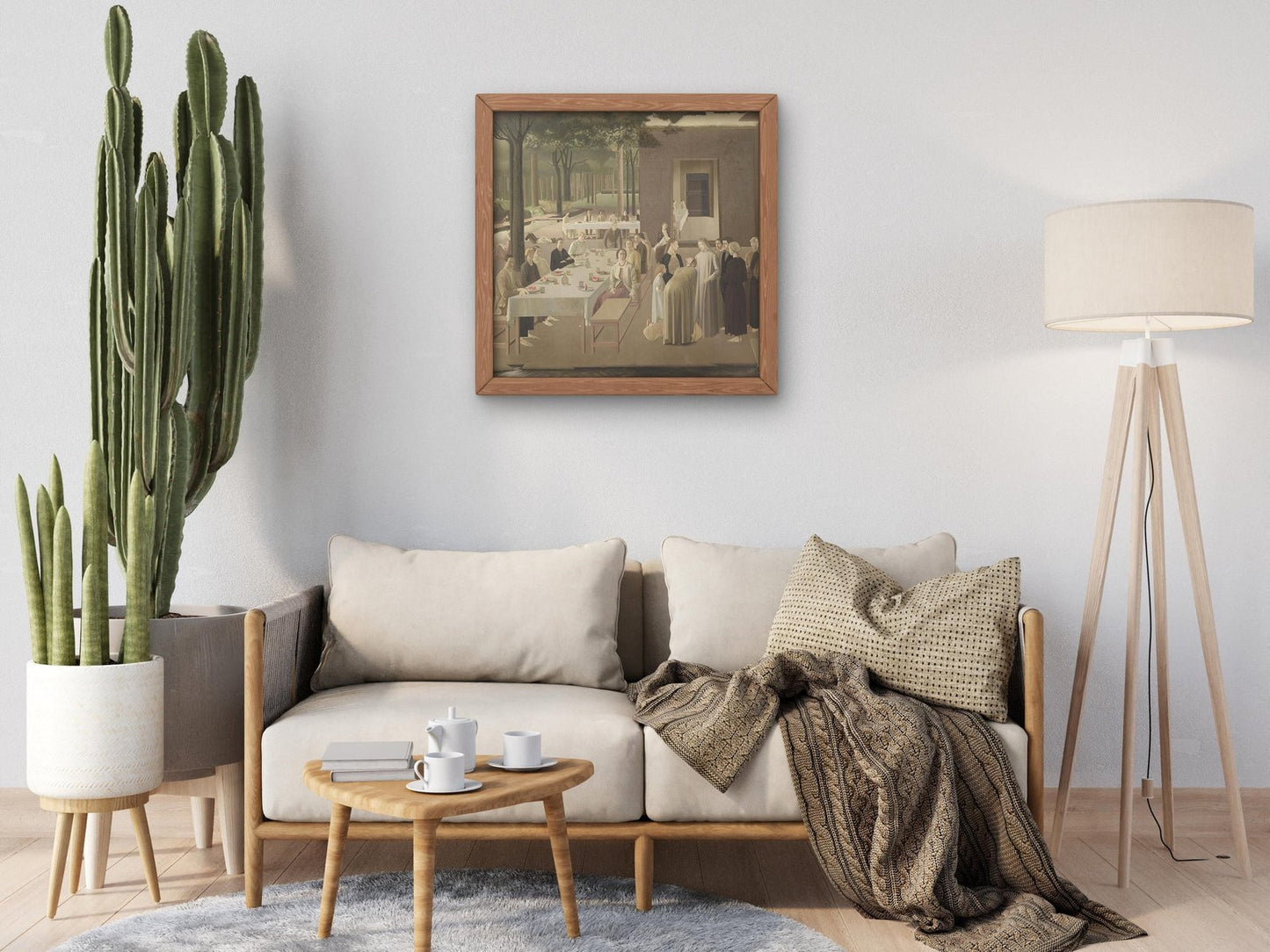 The Marriage at Cana by Winifred Knights, 1923, Art Deco and American Modernism, fine art print