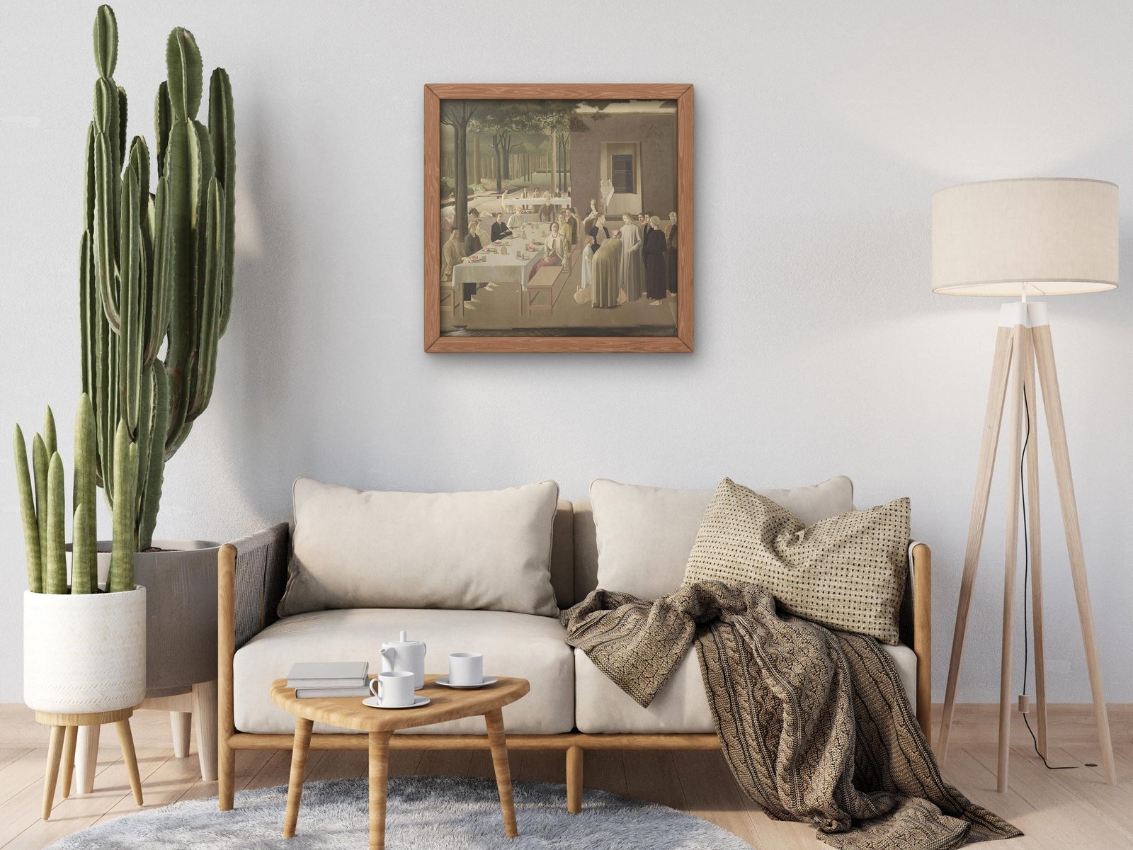 The Marriage at Cana by Winifred Knights, 1923, Art Deco and American Modernism, fine art print
