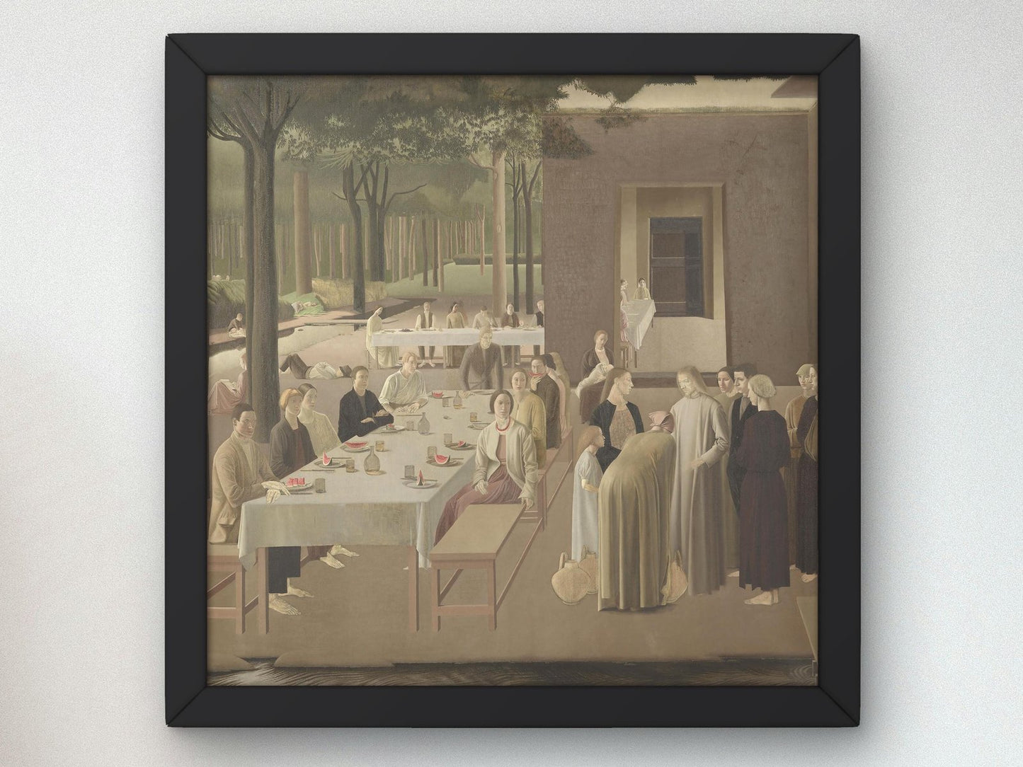 The Marriage at Cana by Winifred Knights, 1923, Art Deco and American Modernism, fine art print
