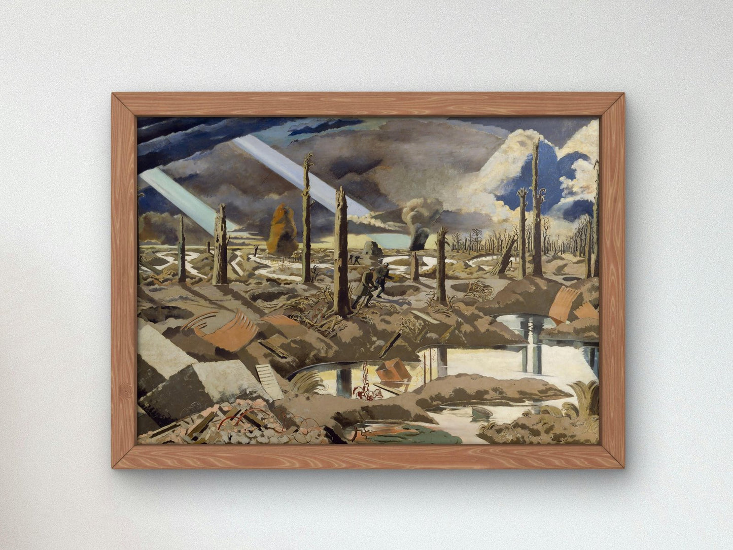 The Menin Road by Paul Nash, 1919, Surrealism and Modern Art, fine art print