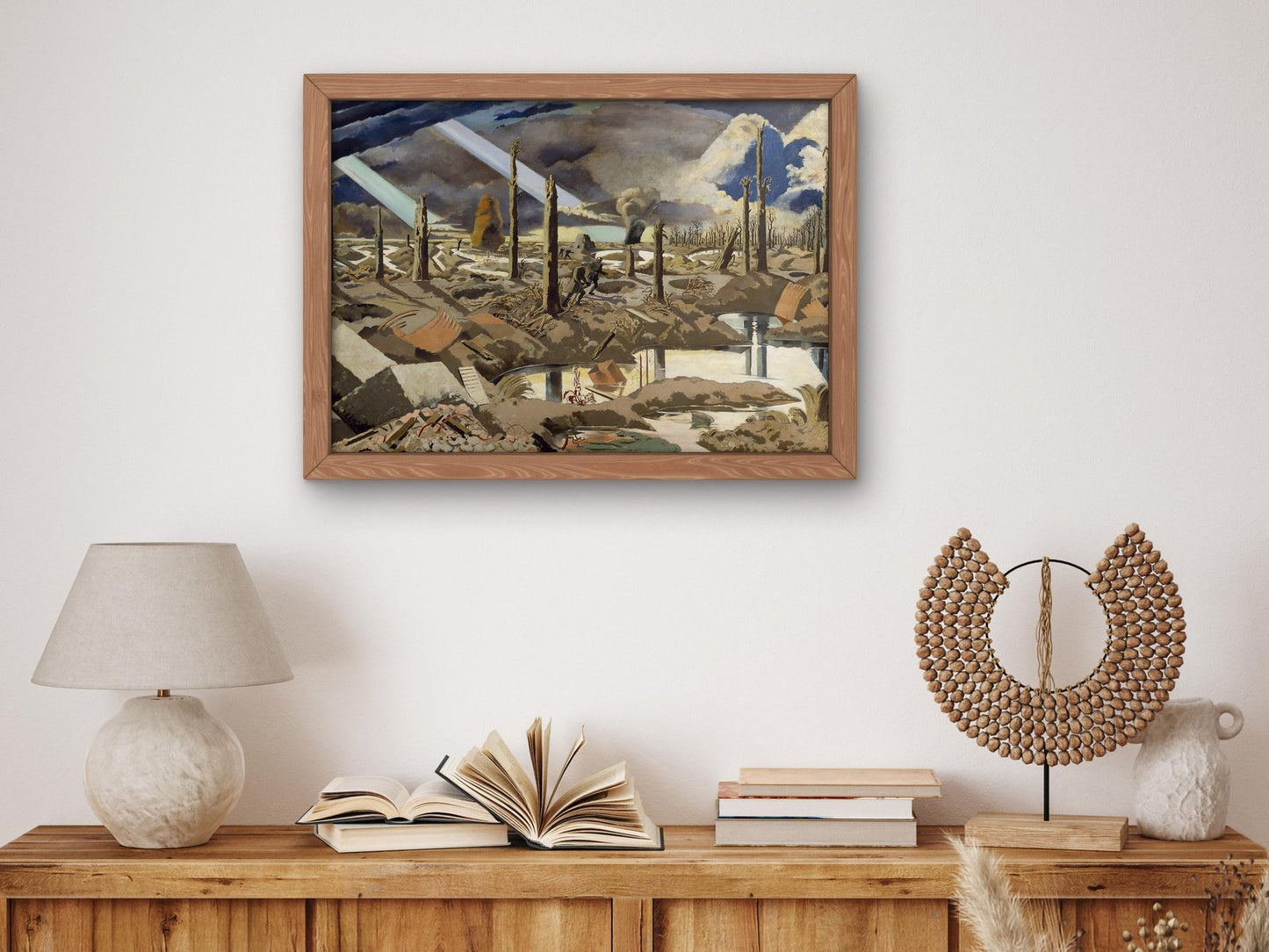 The Menin Road by Paul Nash, 1919, Surrealism and Modern Art, fine art print