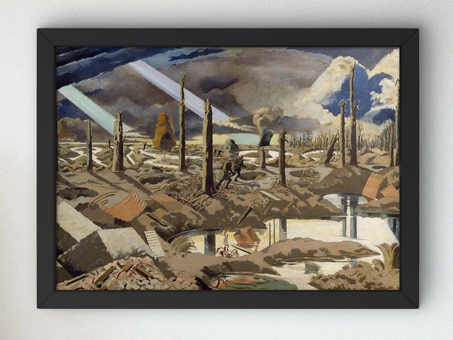 The Menin Road by Paul Nash, 1919, Surrealism and Modern Art, fine art print