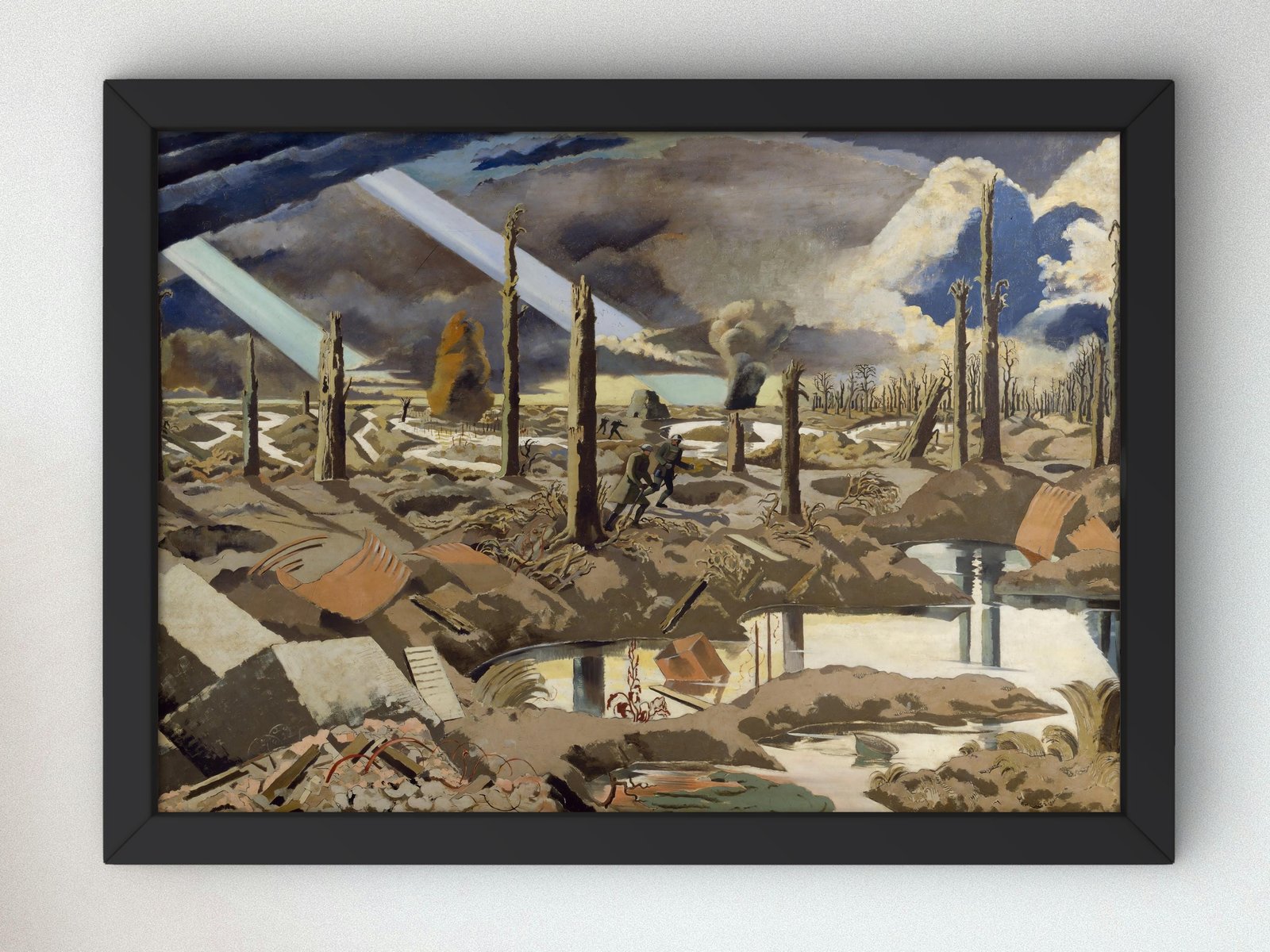 The Menin Road by Paul Nash, 1919, Surrealism and Modern Art, fine art print