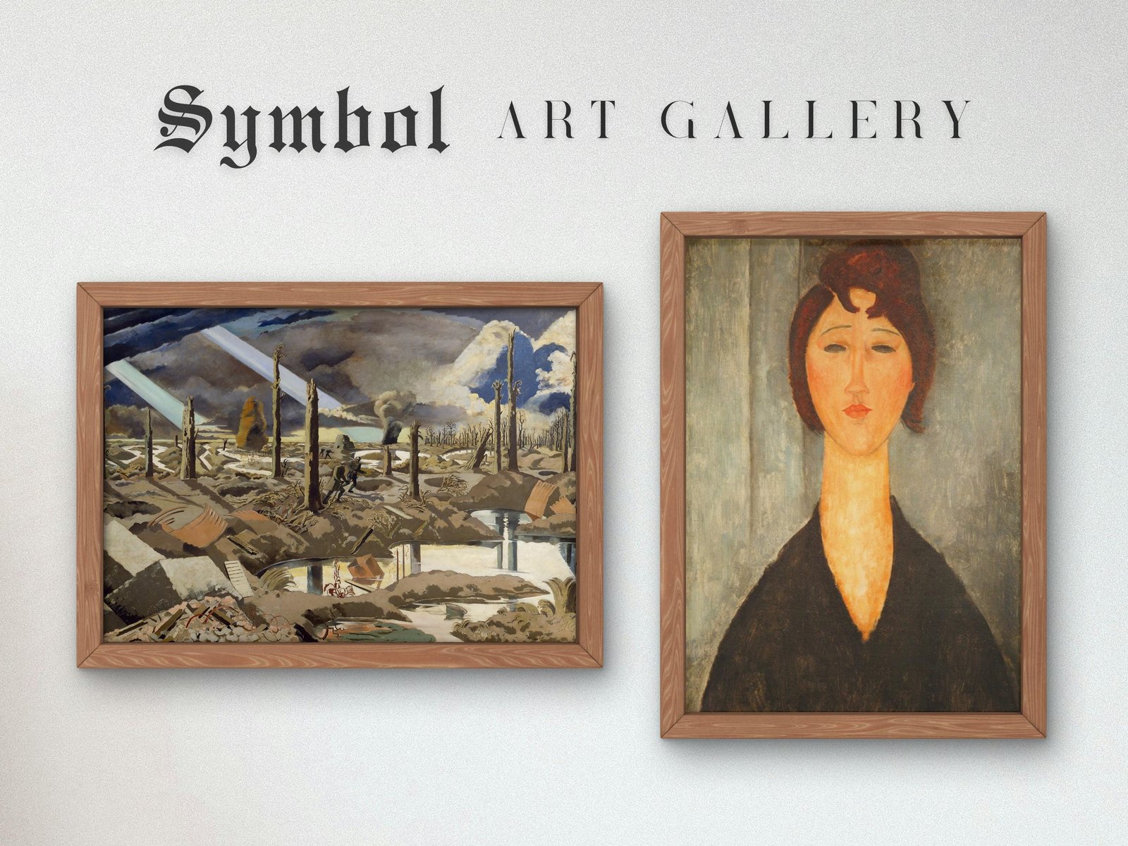 The Menin Road by Paul Nash, 1919, Surrealism and Modern Art, fine art print