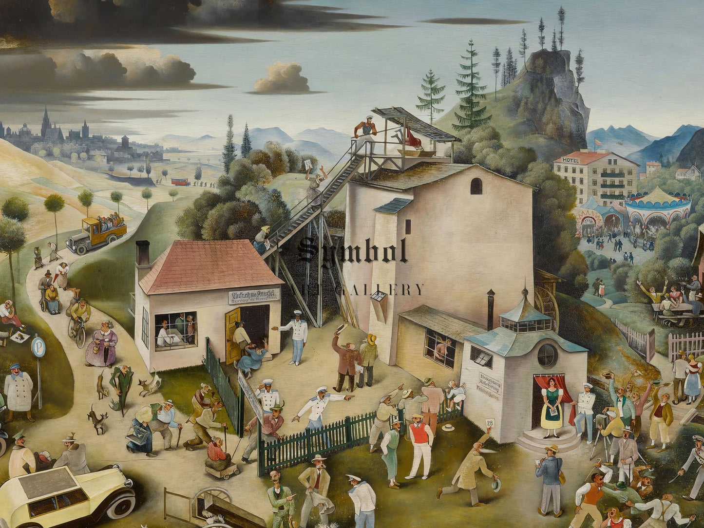 The Mill of Rejuvenation by Franz Sedlacek, 1937, Surrealism and Modern Art, fine art print