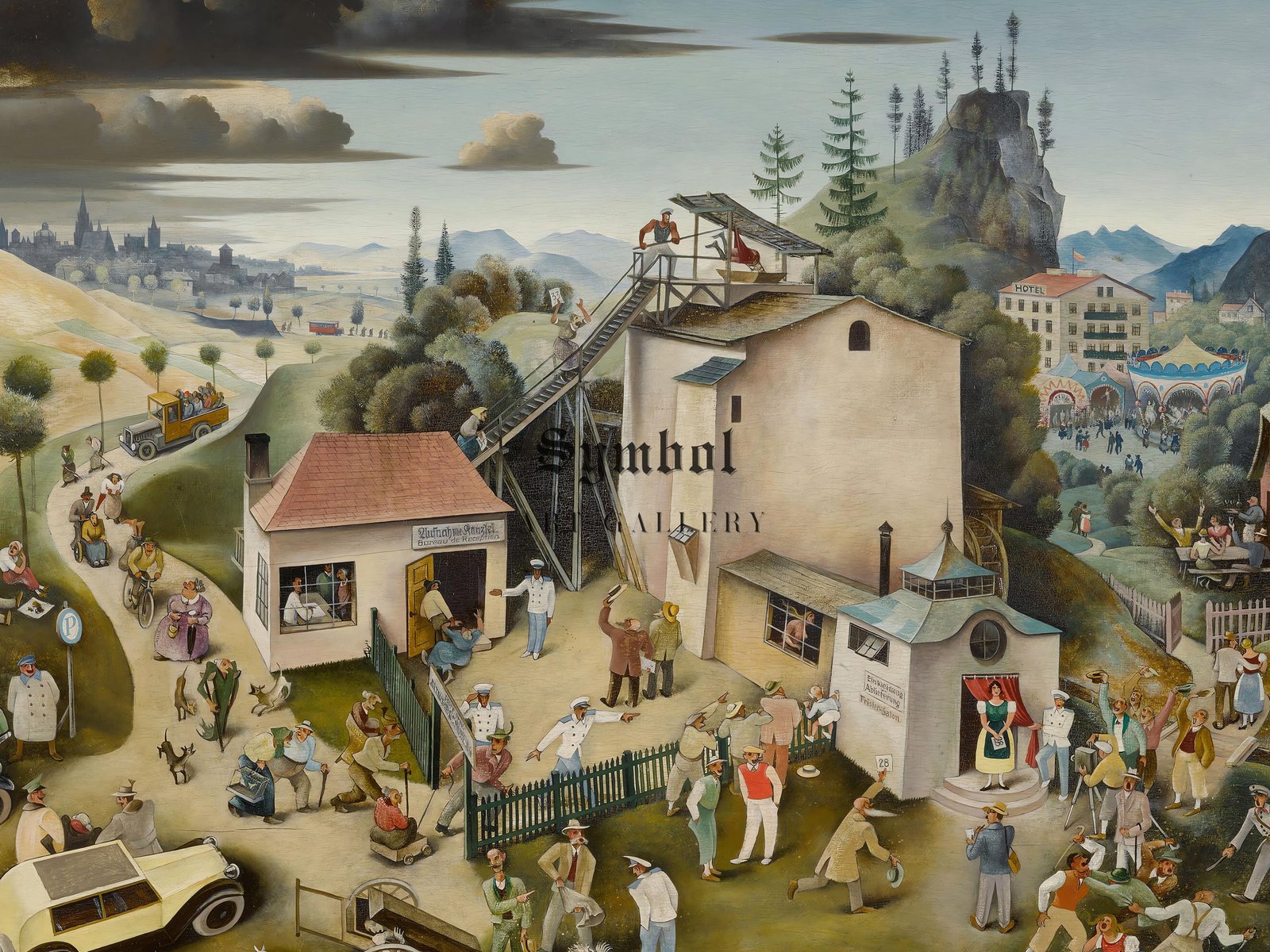 The Mill of Rejuvenation by Franz Sedlacek, 1937, Surrealism and Modern Art, fine art print
