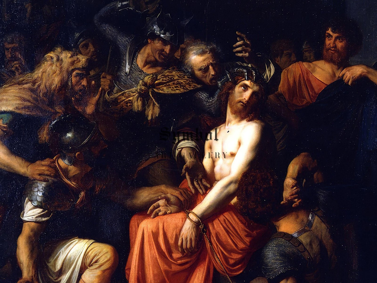 The Mocking of Christ by Alexandre Cabanel, 1845, Realism and Naturalism, fine art print