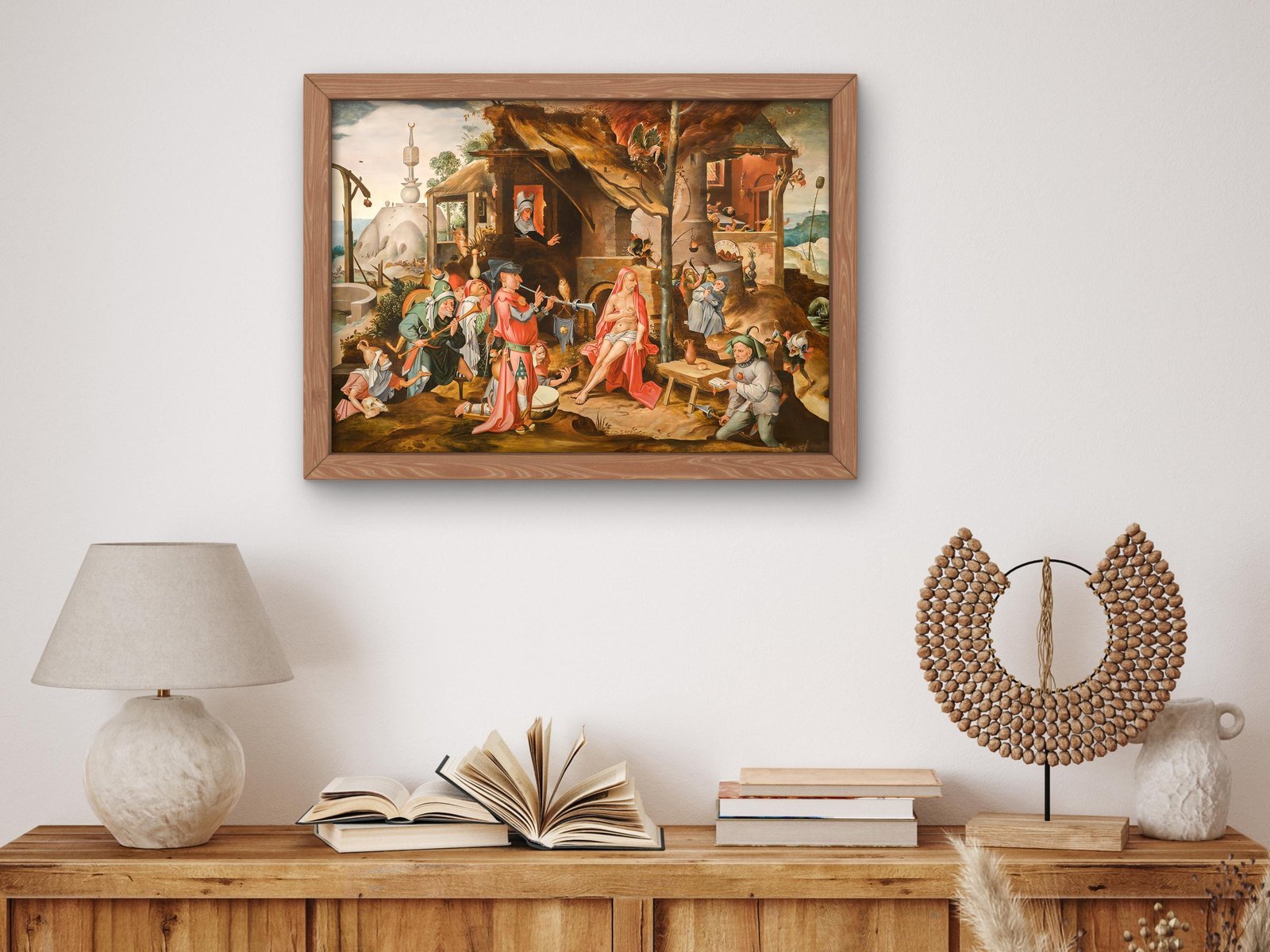 The Mocking of Job by Pieter Huys, 1550, Renaissance, fine art print