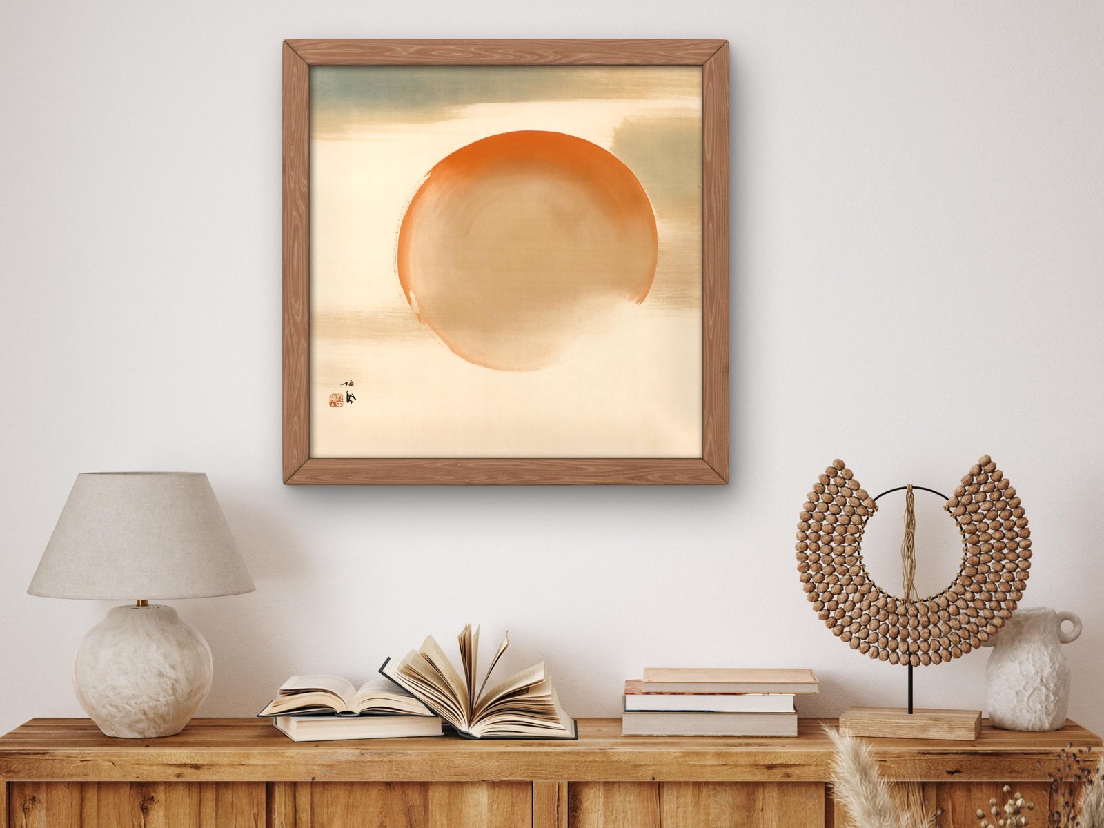 The Morning Sun by Takeuchi Seihō, 1933, Japanese Woodblock Prints, fine art print
