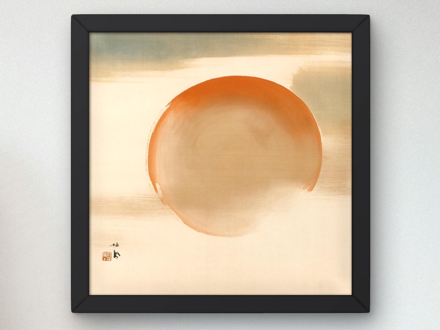 The Morning Sun by Takeuchi Seihō, 1933, Japanese Woodblock Prints, fine art print