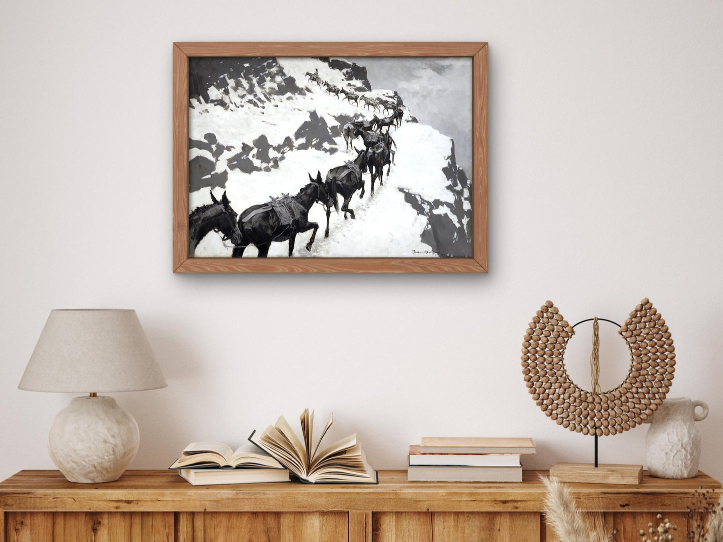 The Mule Pack by Frederic Remington, 1901, Realism and Naturalism, fine art print