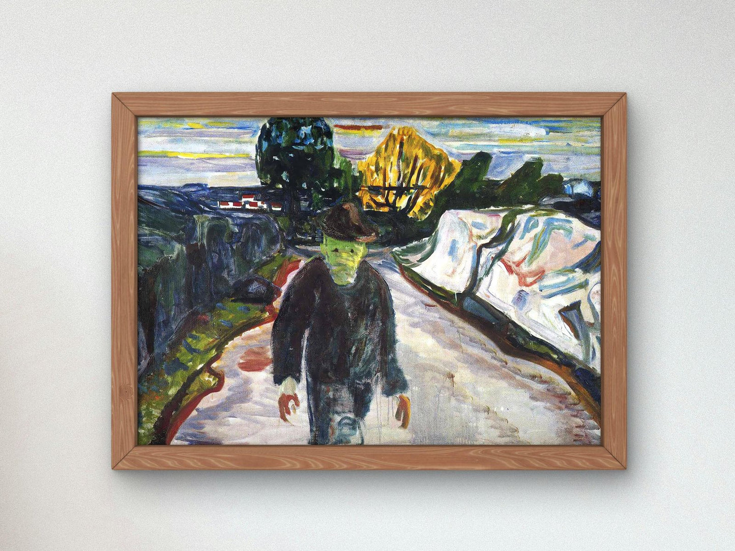 The Murderer by Edvard Munch, 1910, Expressionism and Fauvism, fine art print