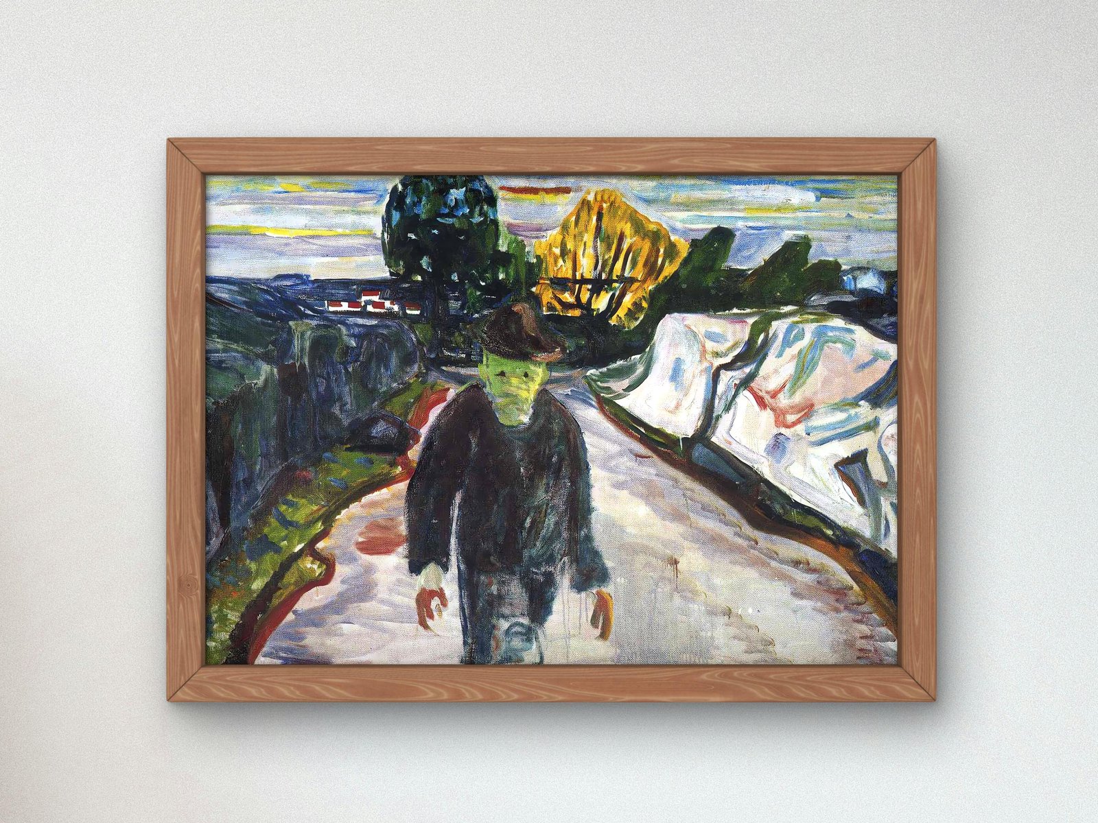 The Murderer by Edvard Munch, 1910, Expressionism and Fauvism, fine art print