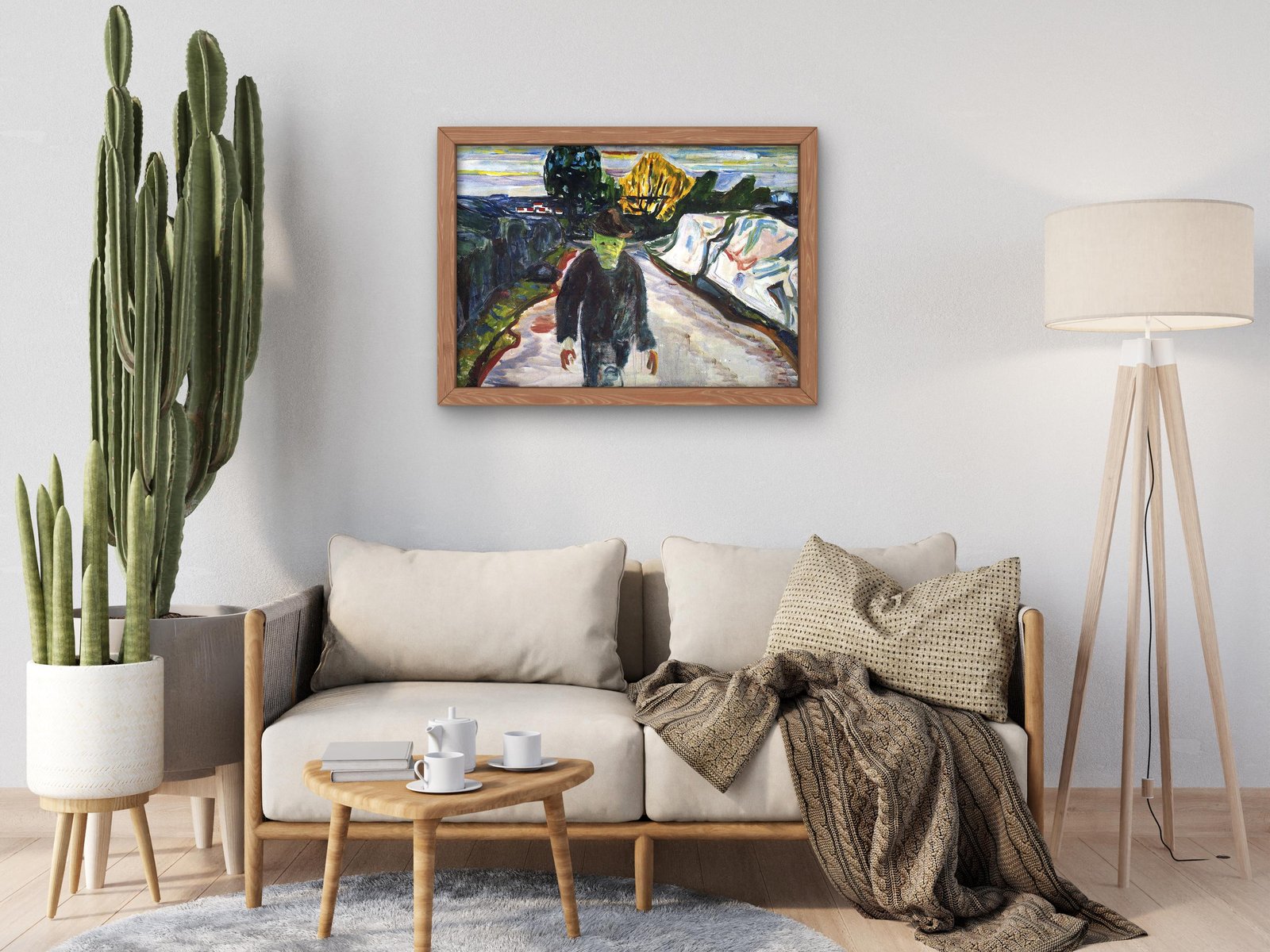 The Murderer by Edvard Munch, 1910, Expressionism and Fauvism, fine art print