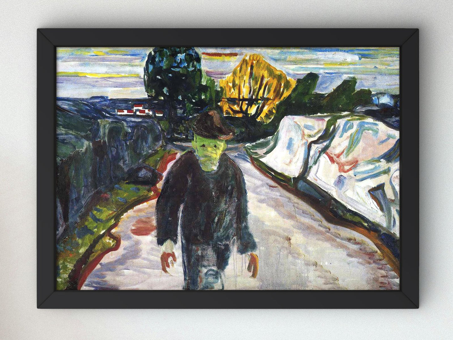 The Murderer by Edvard Munch, 1910, Expressionism and Fauvism, fine art print
