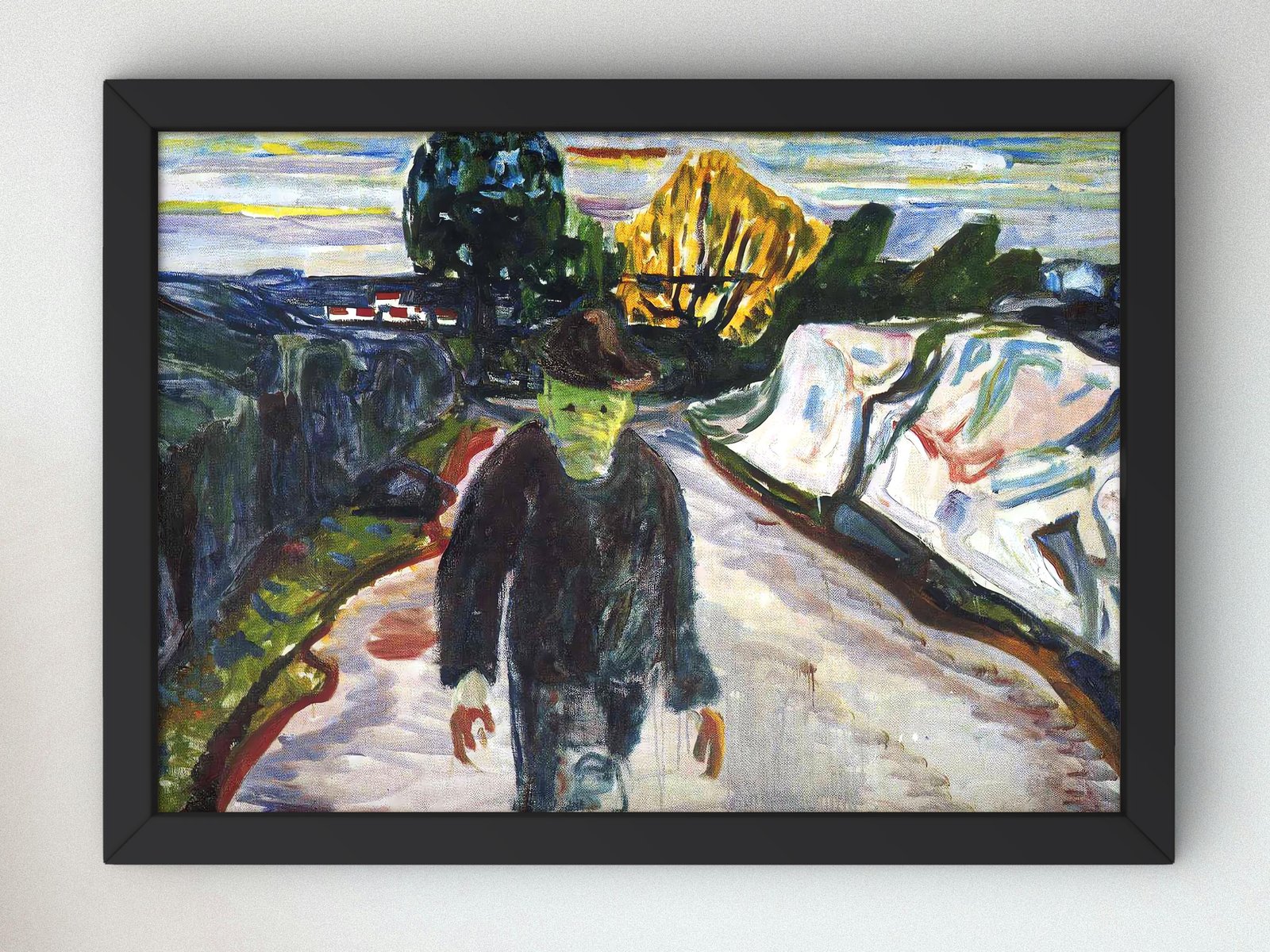 The Murderer by Edvard Munch, 1910, Expressionism and Fauvism, fine art print