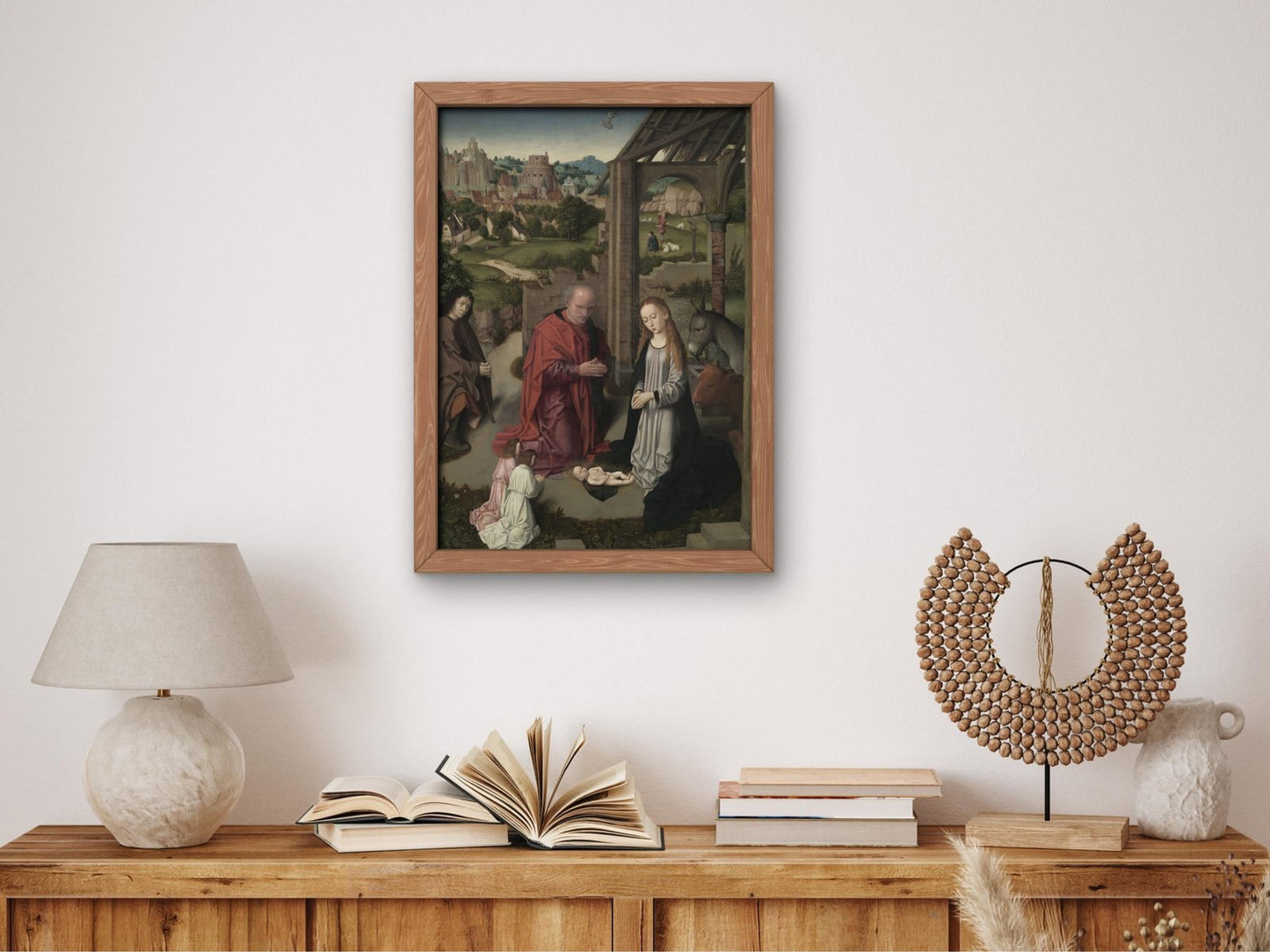 The Nativity by Gerard David, 1485, Renaissance, fine art print