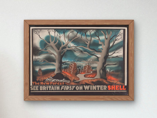 The New Forest by Edward McKnight Kauffer, 1931, Vintage Ads and Posters, fine art print