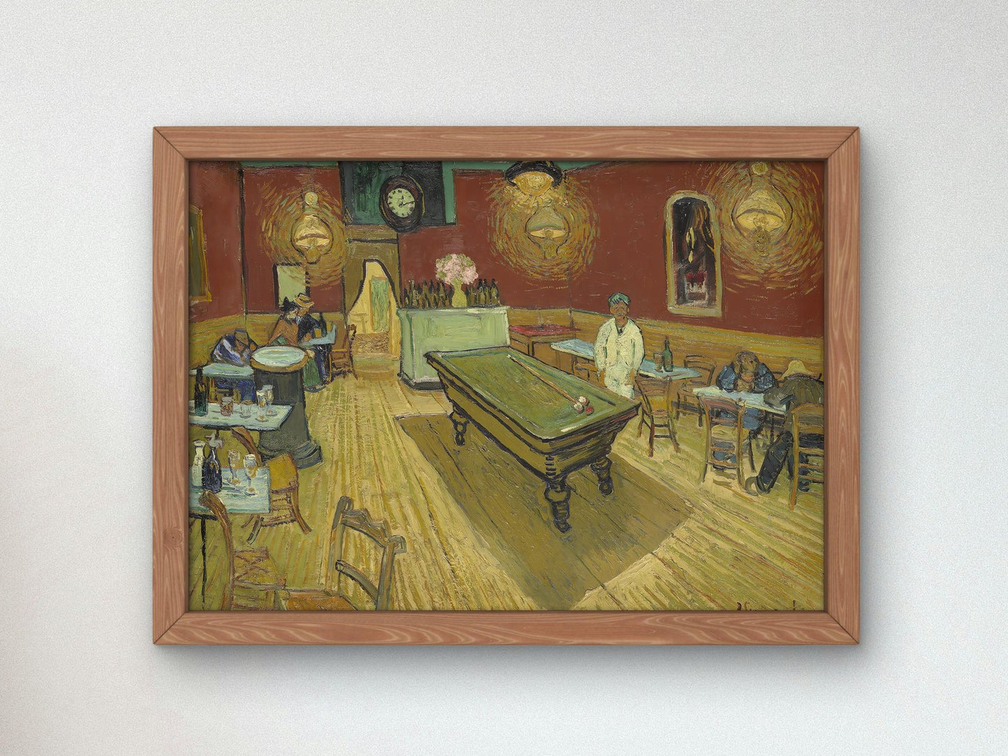 The Night Cafe by Vincent van Gogh, 1888, Post-Impressionism, fine art print