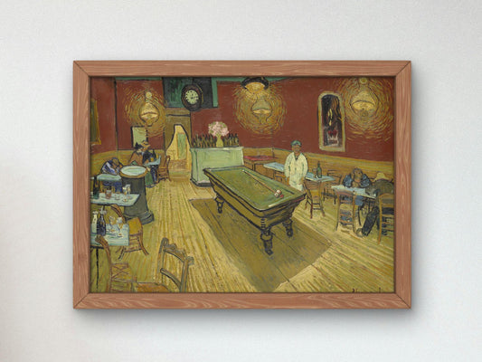 The Night Cafe by Vincent van Gogh, 1888, Post-Impressionism, fine art print
