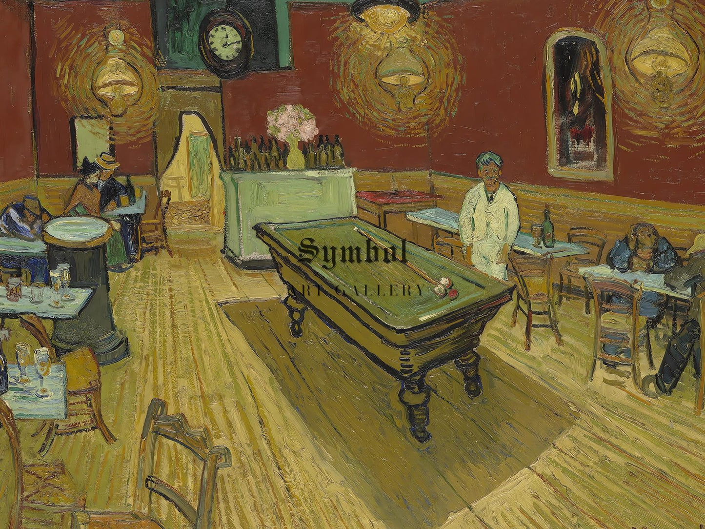 The Night Cafe by Vincent van Gogh, 1888, Post-Impressionism, fine art print
