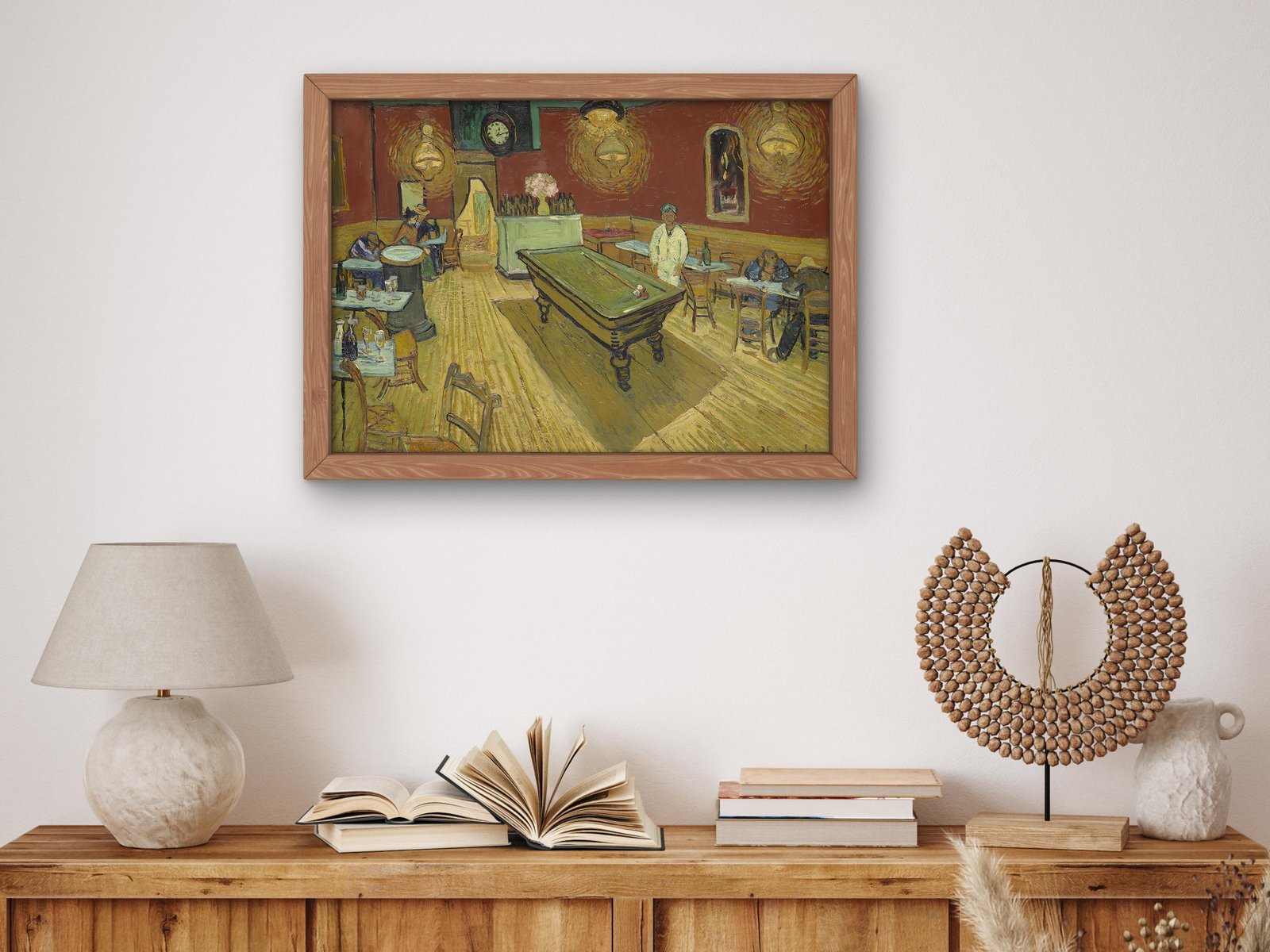 The Night Cafe by Vincent van Gogh, 1888, Post-Impressionism, fine art print