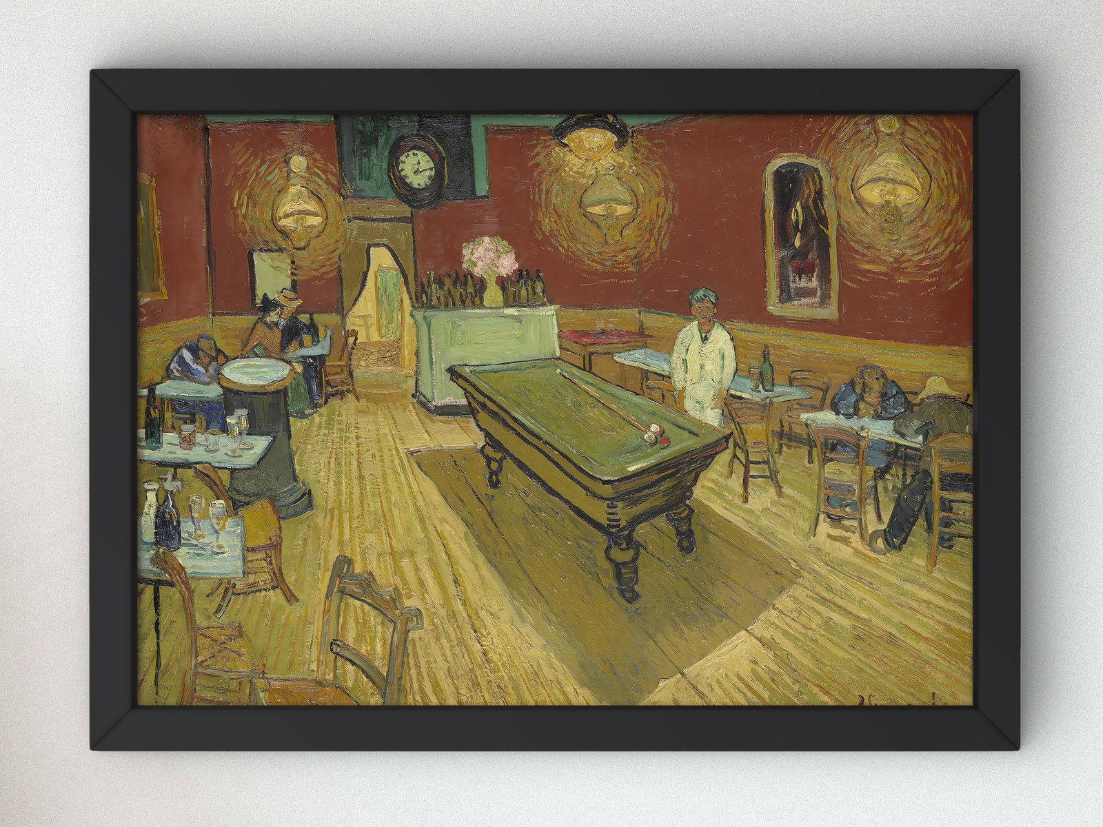 The Night Cafe by Vincent van Gogh, 1888, Post-Impressionism, fine art print