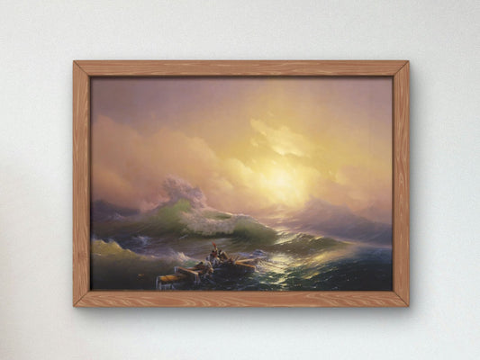 The Ninth Wave by Ivan Aïvazovski, 1850, Romanticism and Classical Landscapes, fine art print